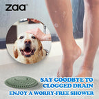 zaa Shower Drain Hair Catcher, 2 Pack Premium Silicone Drain Protector & Shower - Image 7