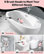 Electric Spin Scrubber for Cleaning Bathroom, Shower Scrubber Cordless Cleaning - Image 4