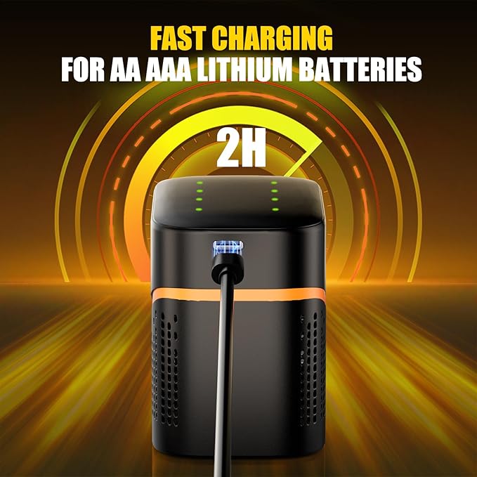 8Pack Rechargeable Lithium Batteries - Image 6