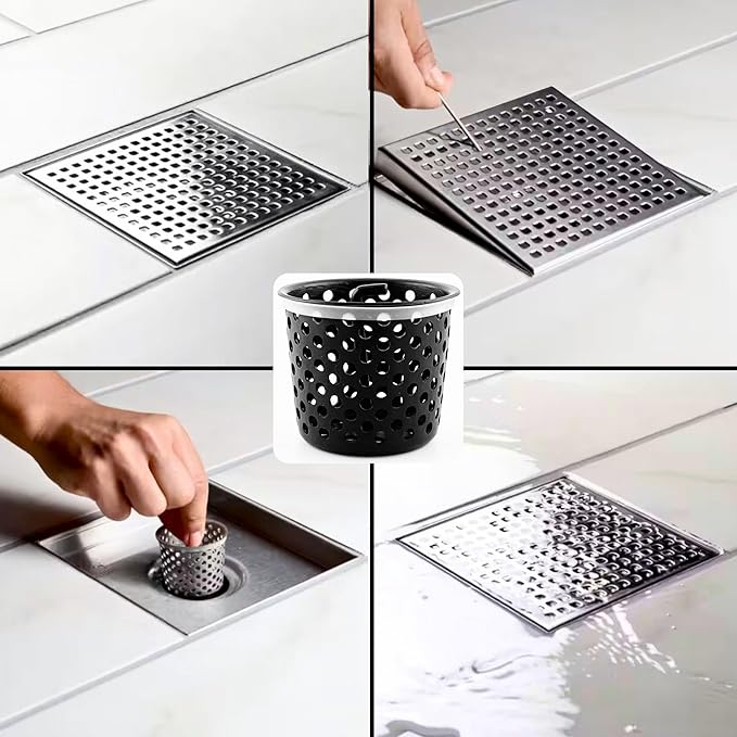 Shower Drain Strainer for Oatey Designline Shower Drain, Linear and Square - Image 3