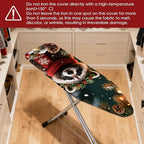 Nuxovilar Ironing Board Covers Winter Raccoon Pattern Polyester 15x54 Inches - Image 4