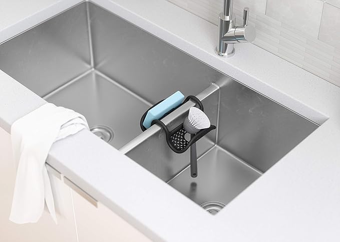 Umbra Sling Kitchen Sink Accessory, Double-Sided Sponge Holder - Image 2