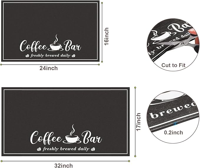 Absorbent Coffee Mat, Fashion Dish Drying Mat - Image 2