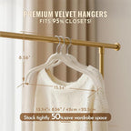 30 Pack Velvet Hangers for Clothes – Non-Slip Slim Flocked Shirt Hangers - Image 5