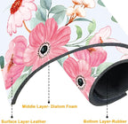 2 Pack Watercolor Floral Sink Faucet Absorbing Mat White Pink Flowers Super - Image 3