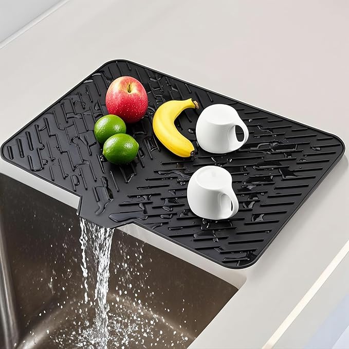 Silicone Dish Drying Mat 23x17 Multiple Usage, Easy clean, Eco-friendly - Image 2