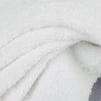 PiccoCasa Set of 2, 750 GSM Luxury White Hand Towels - Image 5