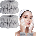 2pcs Wrist Bands for Washing Face, Microfiber Face Washing Wristbands, Arm by Taocar