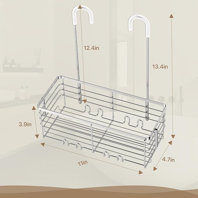 DELLAN Hanging Shower Organizer, Shower Rack - Image 7