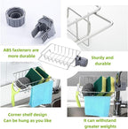 Sponge Holder for Kitchen Sink, Drying Rack for Sponges and Bottles - Image 7