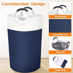BlissTotes 90L Laundry Basket, Freestanding Laundry Hamper, Collapsible Dirty - Image 3