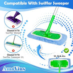 8 Pack Reusable Microfiber Mop Pads Compatible - Image 2