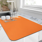 Dish Drying Mat for Kitchen Counter, Heat Resistant Drainer Mats by HotLive
