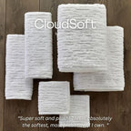 SKL Home CloudSoft 100% Cotton Luxury 6-Piece Towel Set, 600 GSM, Ultra Plush & - Image 7