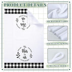 Geyoga 6 Pcs Spring Floral Kitchen Towels Flamingo Dish Hand Towels Sunflower - Image 5