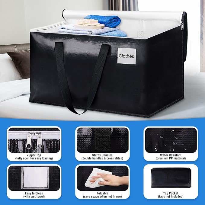 BlissTotes Moving Bags, Heavy Duty Moving Boxes - Image 4
