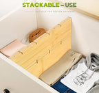 Bamboo Drawer Dividers 4PCS - Image 4