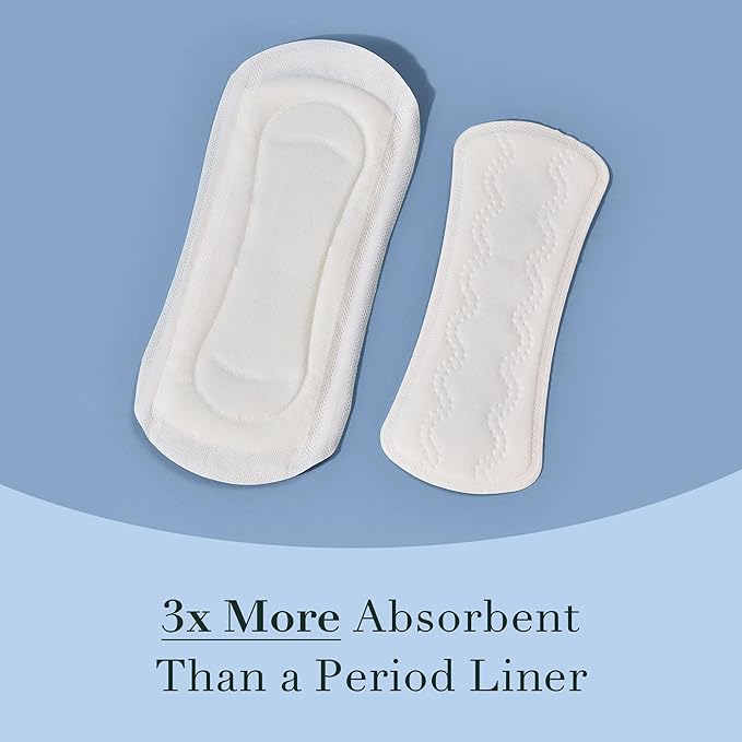 Rael Incontinence Liners for Women, Organic Cotton Cover, Postpartum Essential - Image 5