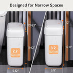 MOPALL 2 Pack Small Bathroom Trash Can - Image 3