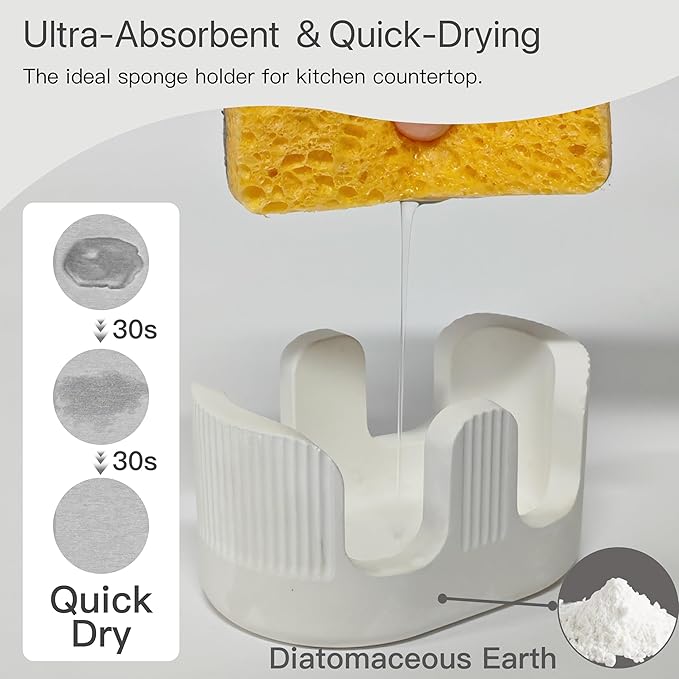 Ultra Absorbent Stone Sponge Holder - Image 3