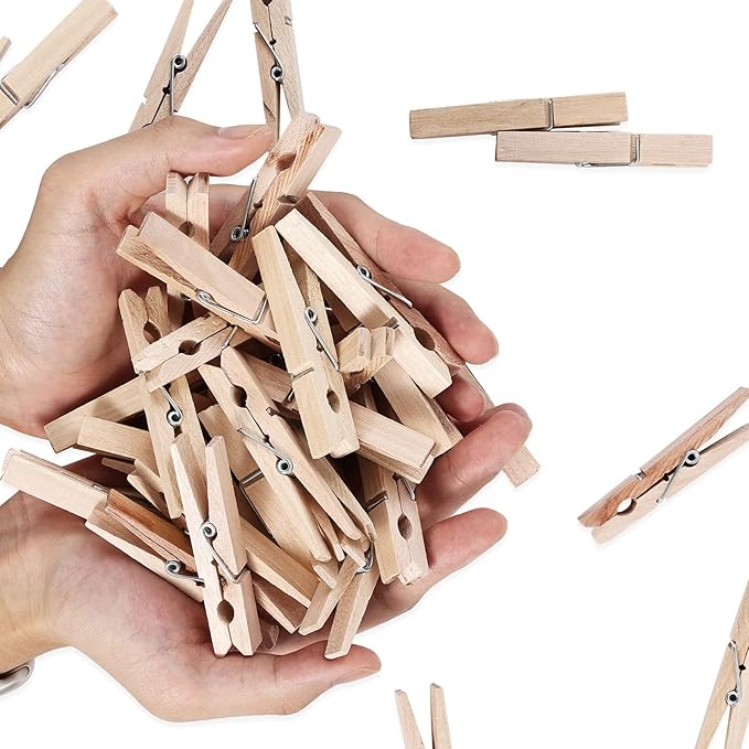 Wooden Clothespins About 2-7/8" Long - Image 6