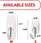 Command Small Wire Toggle Hooks, and 48 Strips, Damage Free Hanging Wall Hooks - Image 4