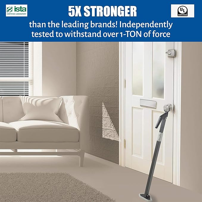 Super Heavy Duty Metal Door Stoppers Bar - Image 5