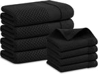 Homaxy Kitchen Towels and Dishcloths Set, 12 x 12 and 13 x 28 Inches, Super by Homaxy