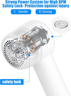 Lint Remover, Fabric Shaver for Clothes, Electric Lint Shaver Rechargeable - Image 2
