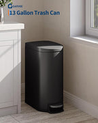 Garvee 13 gal / 50 L Metal Kitchen Trash Can - Image 2