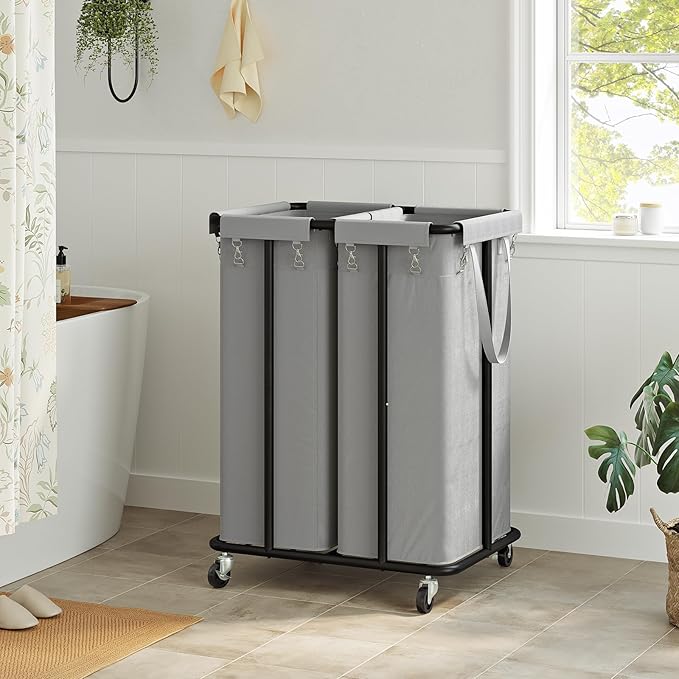 WOWLIVE Double Laundry Hamper - Image 3