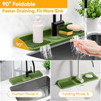 17.7'' Faucet Mat for Kitchen Sink Splash Guard Folding Kitchen Sink Faucet Mat - Image 5