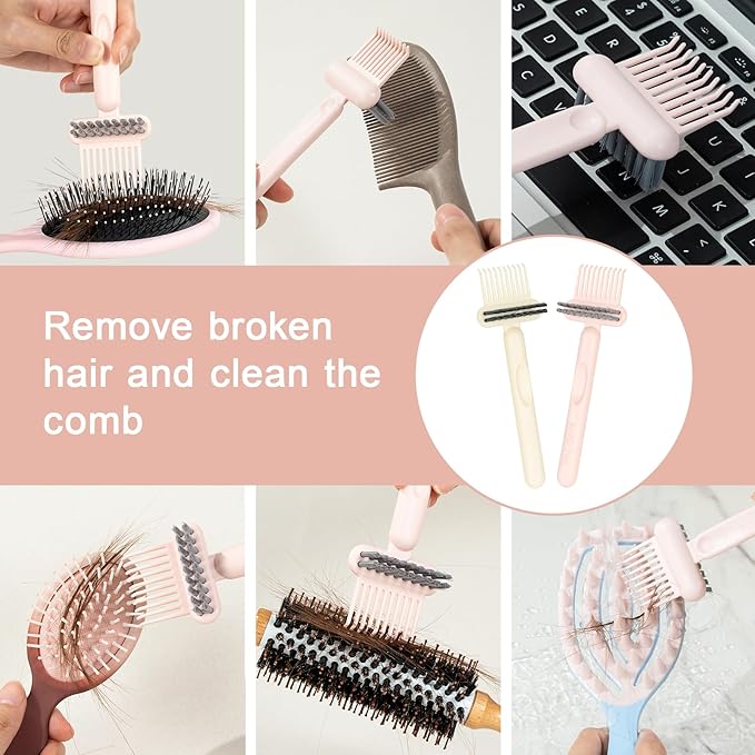 RHOS 2-in-1 Hair Brush Cleaner and Remover Tool - Image 7