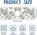 Ceramic Wall Tiles Sink Splash Guard Faucet Mat Moroccan Graphics Super - Image 2