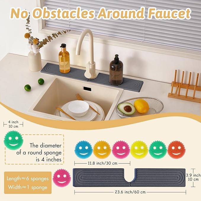 Kitchen Faucet Absorbent Mat - Image 3