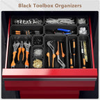 A-LuGei 【 】 Tool Box Organizer Tray Set【Fits 100+ Tools】 Black - Image 4