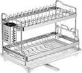 Dish Drying Rack, Double Layered countertop Kitchen Organizer by Unknown