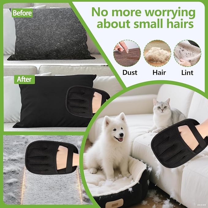 Pet Hair Removal Glove for Cats and Dogs - Image 7