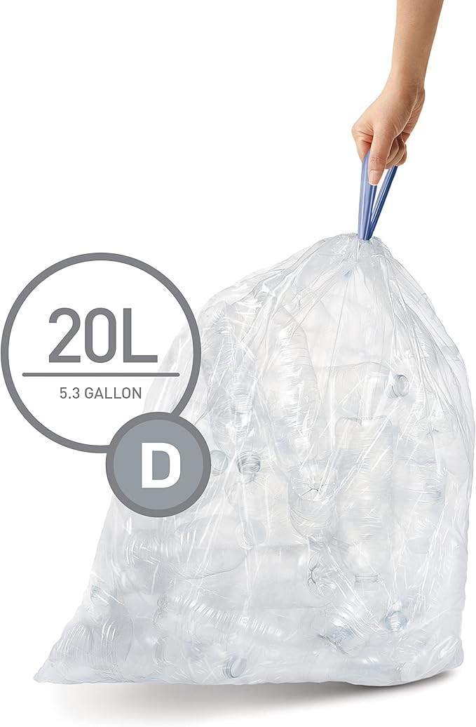 simplehuman Code D Custom Fit Drawstring Trash Bags in Dispenser Packs - Image 2