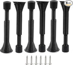 Luomorgo 6 Pcs Spring Door Stopper, Flexible Door Stop Adjustable 3-1/16" to by Luomorgo
