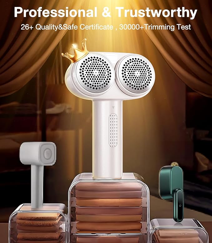 DesertWest Fabric Shaver, 2025 Flagship 3000mah Rechargable Lint Remover - Image 6