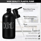Dish Soap Dispenser for Kitchen, Glass Dish Soap Dispenser - Image 4