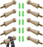 Screw-On Solid Wood Hook Coat Hook Towel Hook Shaker Pegs by Svaitend