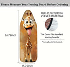 Nuxovilar Cartoon Giraffe Pattern Ironing Board Cover, 15 * 54inch, Fits Most - Image 4