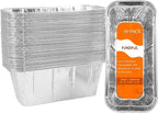 30-Pack Drip Pans Liners for Blackstone Griddle Accessories, Aluminum Foil Pan by Findful