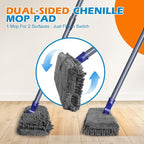 Mops for Floor Cleaning, Masthome Flat Dust Mop - Image 2
