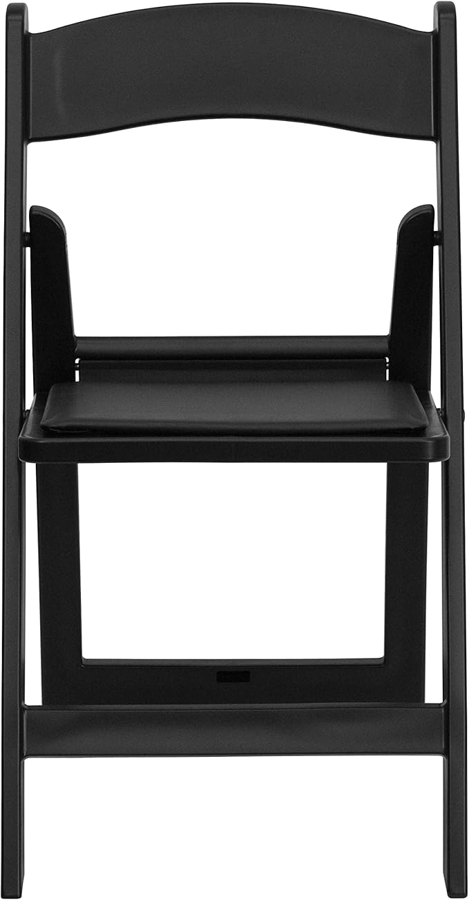 Flash Furniture Hercules Series Folding Chair - Black Resin - 2 Pack 800LB Weight Capacity Comfortable Event Chair - Light Weight Folding Chair - Image 16