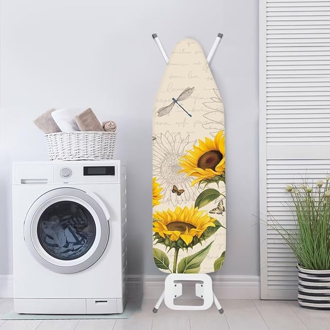 Dragonfly Sunflower Ironing Board Cover and Pad Standard Size Iron Board Covers - Image 4
