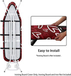 Red Heart 15x54 Ironing Board Cover Elastic Edge Romantic Iron Board Cover - Image 4