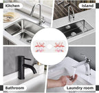 Kitchen Sink Splash Guard Faucet Mat Pink Flamingos Watercolor 15"x5.5" - Image 7